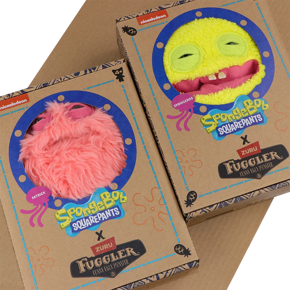 Peluches Bob Esponja y Patricio Estrella