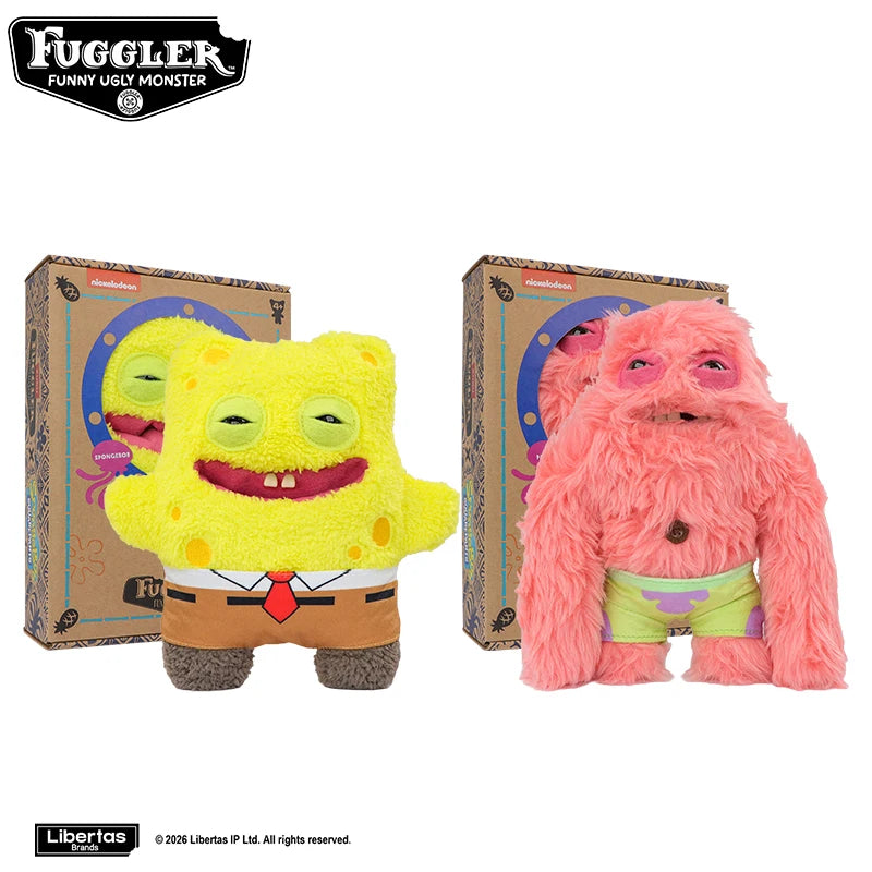 Peluches Bob Esponja y Patricio Estrella